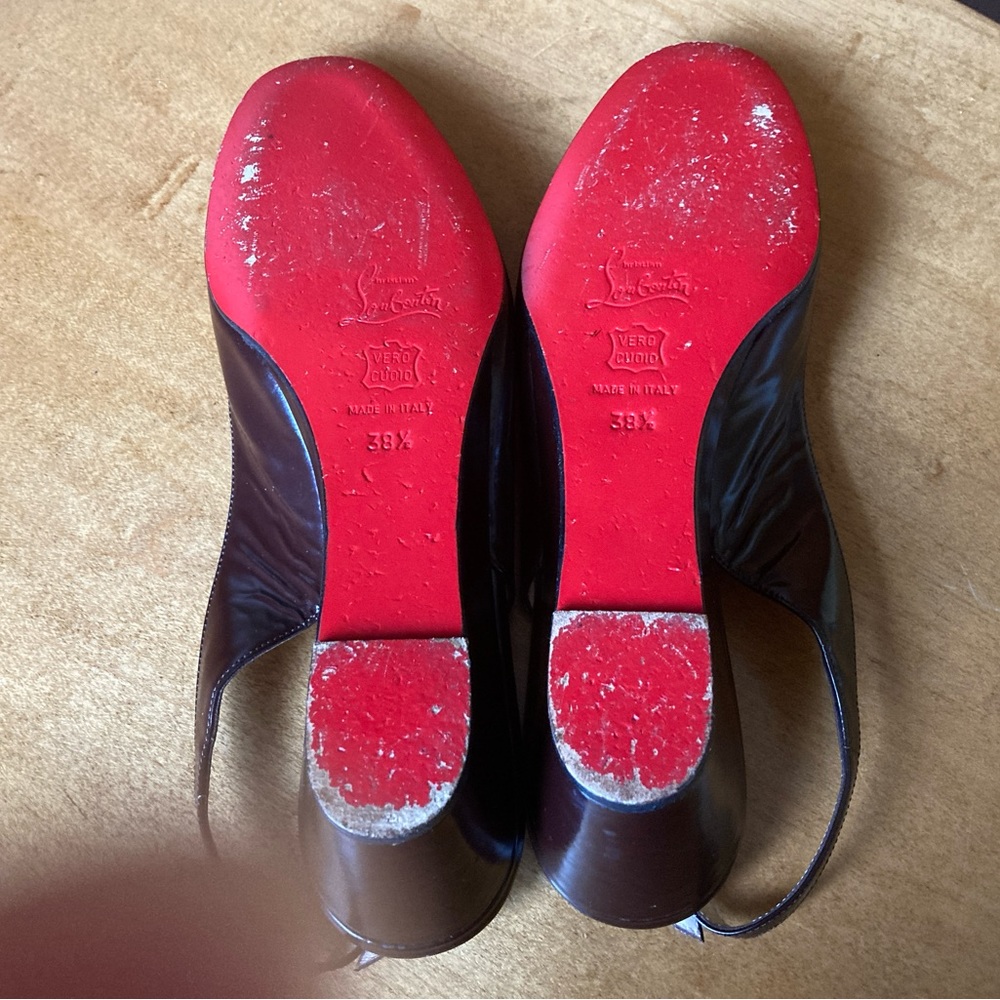 Christian Louboutin Cynthia Slingback Wedge - Picture 13 of 15